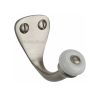 Heritage Brass Single Robe Hook Satin Nickel Finish