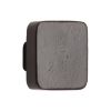 Black Iron Rustic Cabinet Knob Square Design 32mm