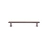 Heritage Brass Cabinet Pull Step Design with 16mm Rose 96mm CTC Satin Nickel finish