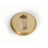 Polished Brass Round Escutcheon (Beehive)