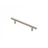 Steel T-Bar Handle 128mm - Satin Nickel