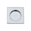 Square Flush Pull 63.5 x 63.5mm Polished Chrome finish