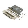 Polished Nickel 3" Heavy Duty Bathroom Mortice Lock