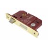 Atlantic 5 Lever Key Sashlock [BS] 3" - Polished Brass