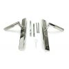 Polished Marine SS (316) Brompton Slimline Lever Espag. Latch Set