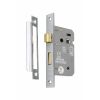 2.5" CE 3 Lever Bathroom Lock FD60 - Polished Nickel