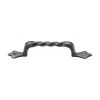 Rustic Pewter Cabinet Pull Twist Design 202mm