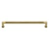 Heritage Brass Cabinet Pull Bauhaus Design 254mm CTC Polished Brass Finish