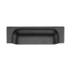 Black Iron Rustic Cabinet Pull Military Design 76/96mm