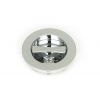 Polished Chrome 60mm Plain Round Pull - Privacy Set