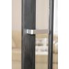 Forme Monza Lever Door Handle on Concealed Square Rose - Satin Chrome