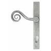 Pewter Monkeytail Slimline Lever Espag. Lock Set - LH