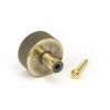 Aged Brass Brompton Cabinet Knob - 32mm (No rose)