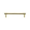 Heritage Brass Cabinet Pull Phoenix Design 128mm CTC Polished Brass finish