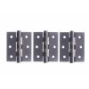 Atlantic Ball Bearing Hinges 3" x 2.5" x 2.5mm - Black Nickel (Set of 3)