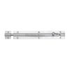 Heritage Brass Door Bolt Straight 8" x 1.25" Satin Chrome finish