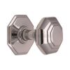 Heritage Brass Octagon Centre Door Knob 3" Polished Chrome finish