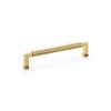 Alexander & Wilks - Camille Knurled Cabinet Pull Handle - Satin Brass PVD