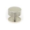 Polished Nickel Brompton Cabinet Knob - 38mm (Plain)