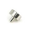 Polished Nickel Judd Cabinet Knob - 38mm (No rose)