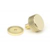 Polished Brass Brompton Cabinet Knob - 32mm (Plain)