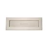 Heritage Brass Letterplate 14" x 4 1/2" Satin Nickel finish