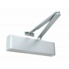 Rutland TS.9206 Door Closer c/w Semi-Radius Cover & Flatbar Armset, Silver