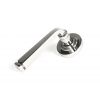 Polished Marine SS (316) Avon Round Lever on Rose Set (Plain) - Unsprung