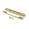 Polished Brass ½" Rebate Kit for Euro Din Sash Lock