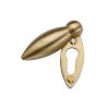 Heritage Brass Covered Keyhole Oval Satin Brass finish