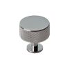 Knurled Radio Knob - Polished Chrome