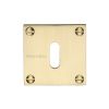 Heritage Brass Keyhole Escutcheon Satin Brass finish