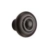 Black Iron Rustic Cabinet Knob Bead Design 32mm