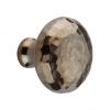 Hammered Mushroom 38mm Cupboard Knob Antique