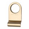 Heritage Brass Round Cylinder Pull Unlacquered Brass Finish