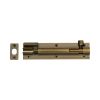 Heritage Brass Door Bolt Necked 6" x 1.5" Antique Brass finish