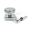 Polished Chrome Brompton Centre Door Knob (Square)