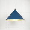 Smooth Brass Hockley Pendant in Upstream