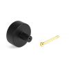 Matt Black Kelso Cabinet Knob - 38mm (No rose)