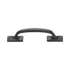 Rustic Dark Bronze Cabinet Pull Offset Design 159mm