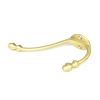 Satin Brass Hat & Coat Hook