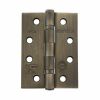 Atlantic Ball Bearing Hinges Grade 11 Fire Rated 4" x 3" x 2.5mm - Urban Bronze (Pair)