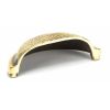 Aged Brass Hammered Regency Concealed Drawer Pull