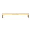 Heritage Brass Cabinet Pull Wide Metro Design 192mm CTC Polished Brass Finish