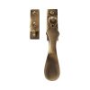 Heritage Brass Casement Window Fastener Wedge Pattern Weather Stripped Design Antique Brass Finish