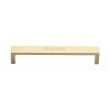 Heritage Brass Cabinet Pull Wide Metro Design 160mm CTC Satin Brass Finish