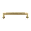 Heritage Brass Cabinet Pull Bauhaus Design 160mm CTC Satin Brass Finish