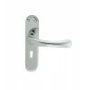 Ibra Lever On Backplate - Lock 57mm c/c - Polished Chrome