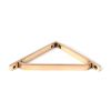 Polished Bronze Barton Shelf Bracket (150mm x 150mm)