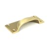 Satin Brass Art Deco Drawer Pull